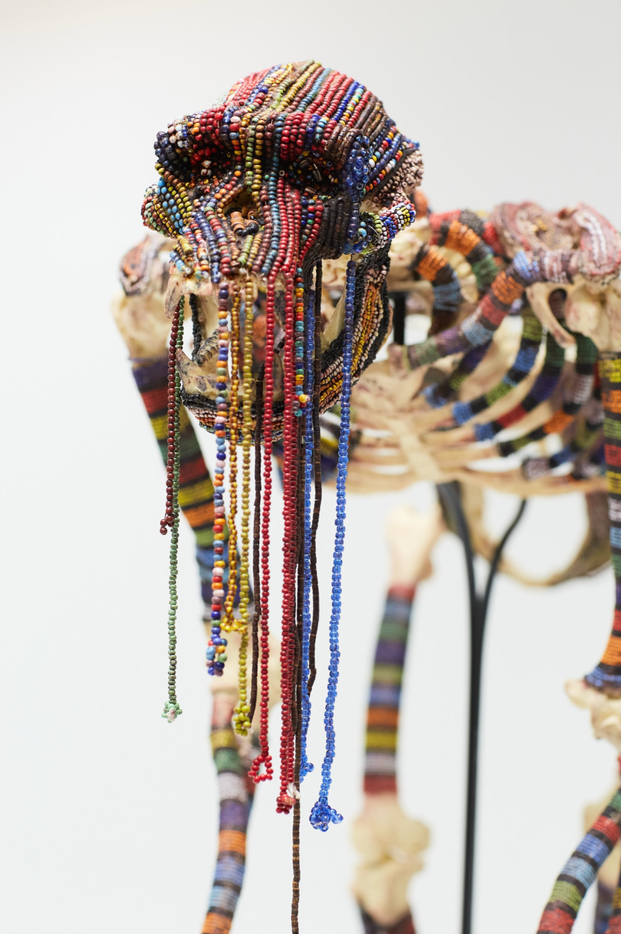 Kgabu - Beaded Chimp Skeleton (Replica)