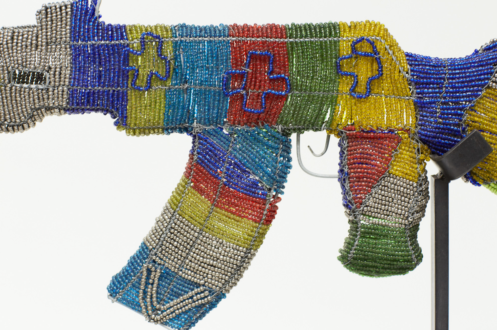 Beaded AK-47 Sculpture (untitled 2)