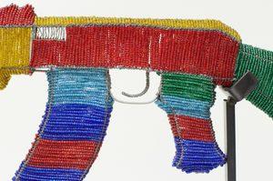 Beaded AK-47 Sculptures: Ethiopia Color Series (2017)