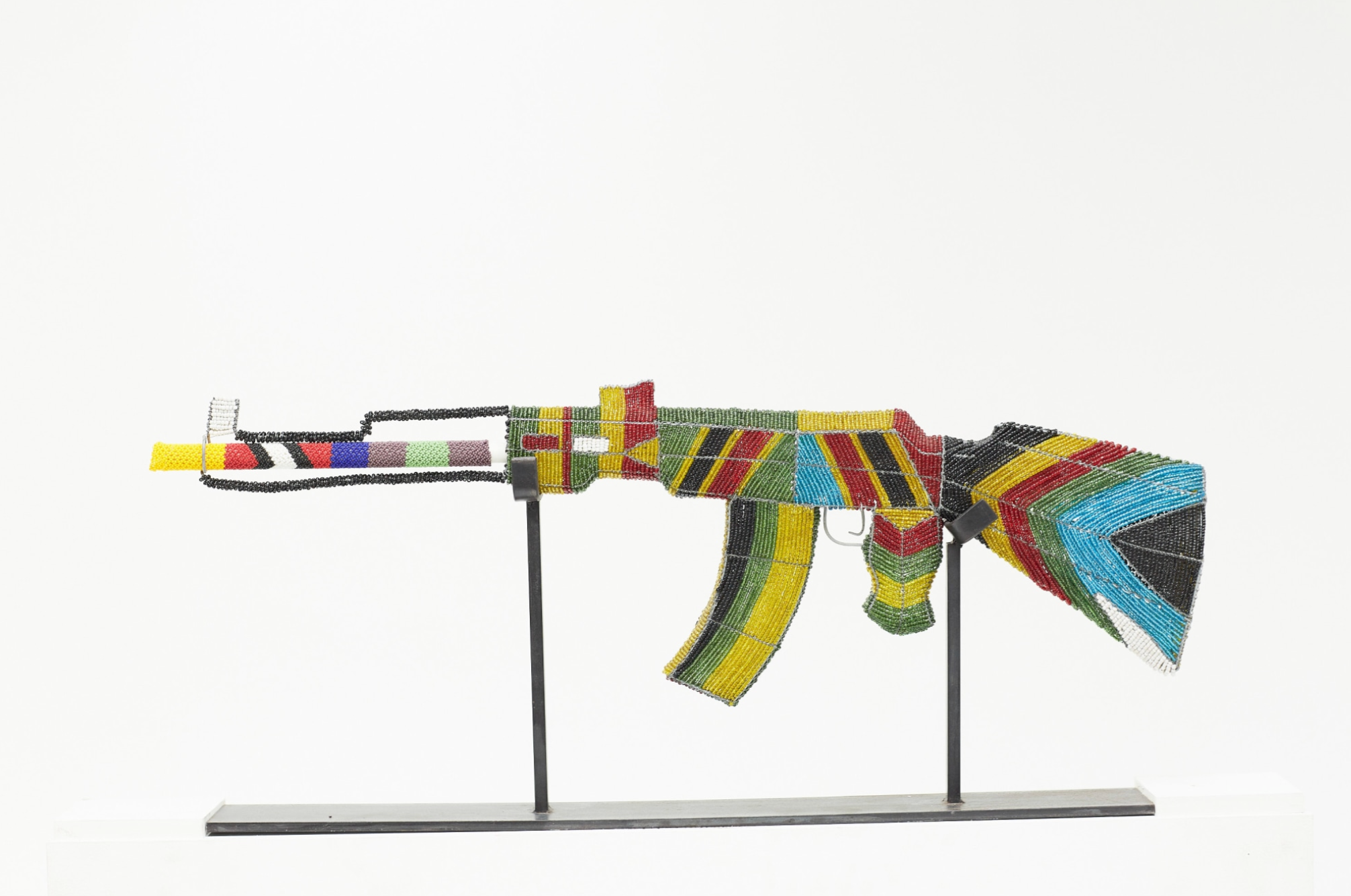 Beaded AK-47 Sculptures: Ethiopia Color Series (2017)