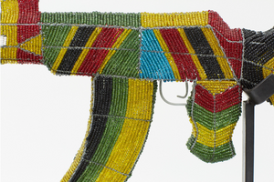 Beaded AK-47 Sculptures: Ethiopia Color Series (2017)