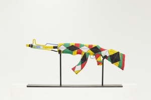 Beaded AK-47 Sculptures: Ethiopia Color Series (2017)