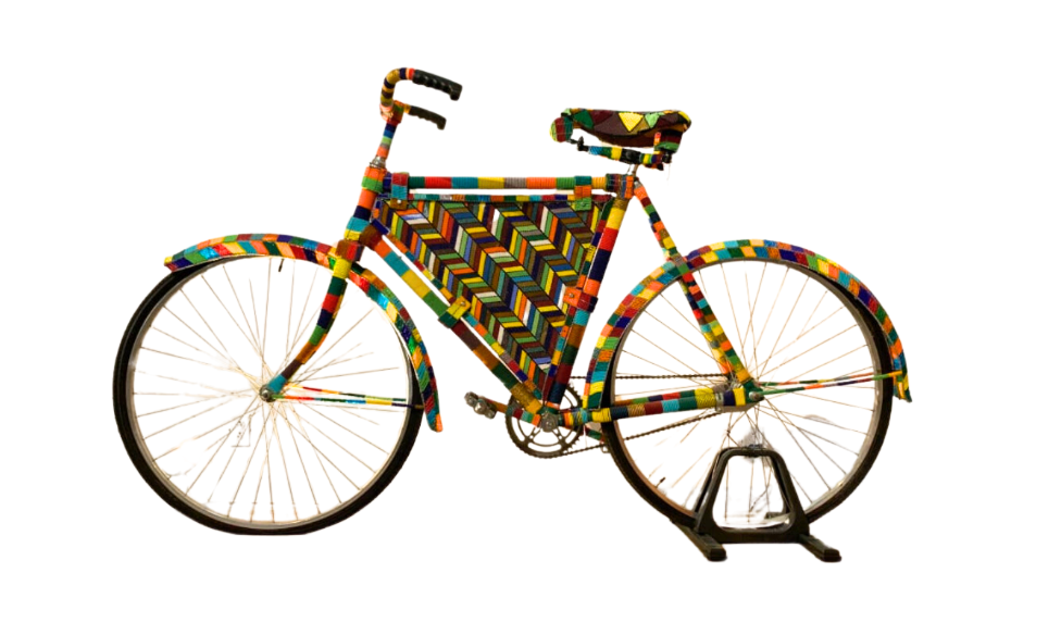 1930s South African Beaded Postal Bicycle